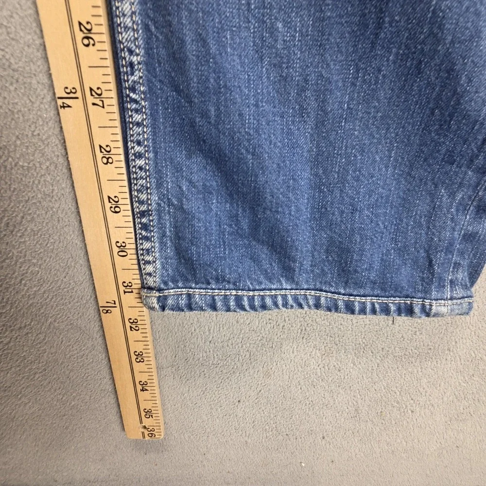 Diesel Jeans Mens 32x32 Blue Viker Straight Distressed Made In Italy 008MZ